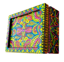 Load image into Gallery viewer, Colorful Hand Painted Rectangular Wooden Jewelry Box
