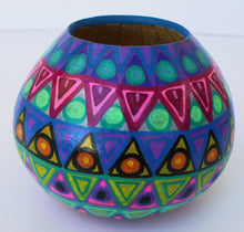 Load image into Gallery viewer, Colorful Hand Painted Gourd Bowl
